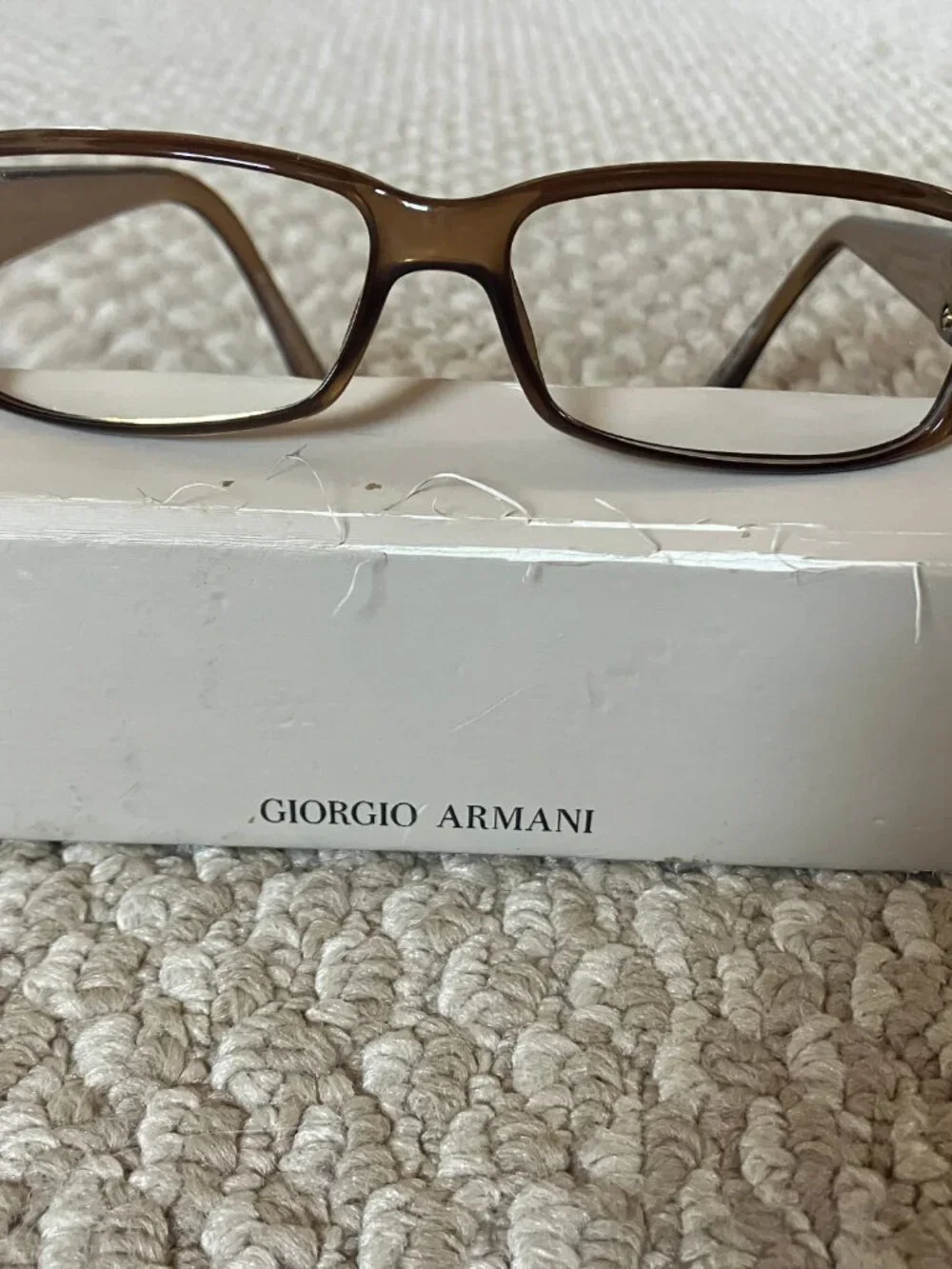 Vintage GIORGIO ARMANI 135 GA 471 GUD Eyeglasses Optyl Frame plus Case